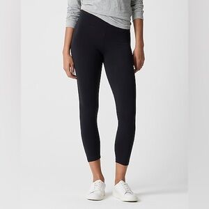 NWOT J.CREW Cropped Everyday Leggings in Black